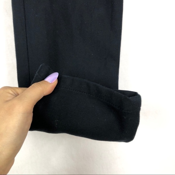 TROUVÉ black edgy zipper skinny jeans - Picture 5 of 8